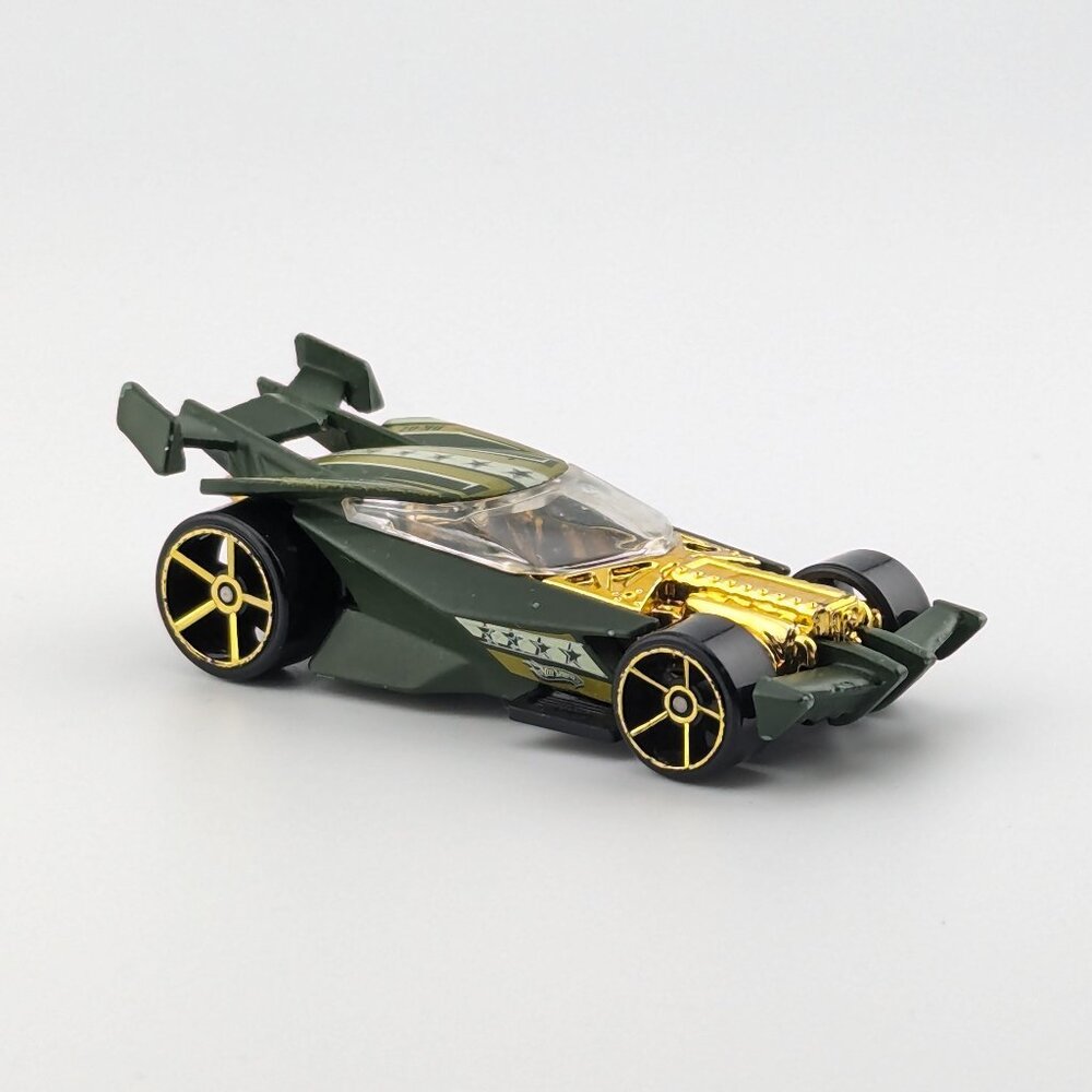 Hot Wheels Hotwheels 2007 # 28 Drift King Green/Gold collectible Diecast Car
